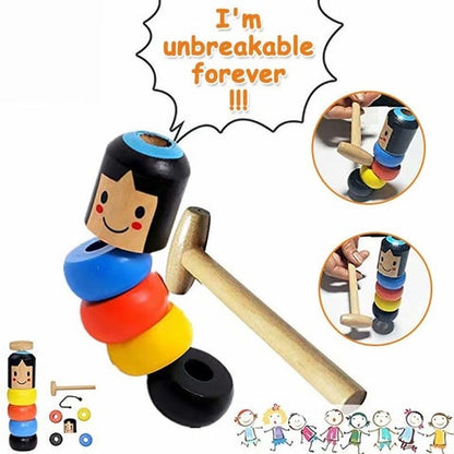 (💥New Year Sale💥- 40% OFF)UNBREAKABLE WOODEN MAN MAGIC TOY