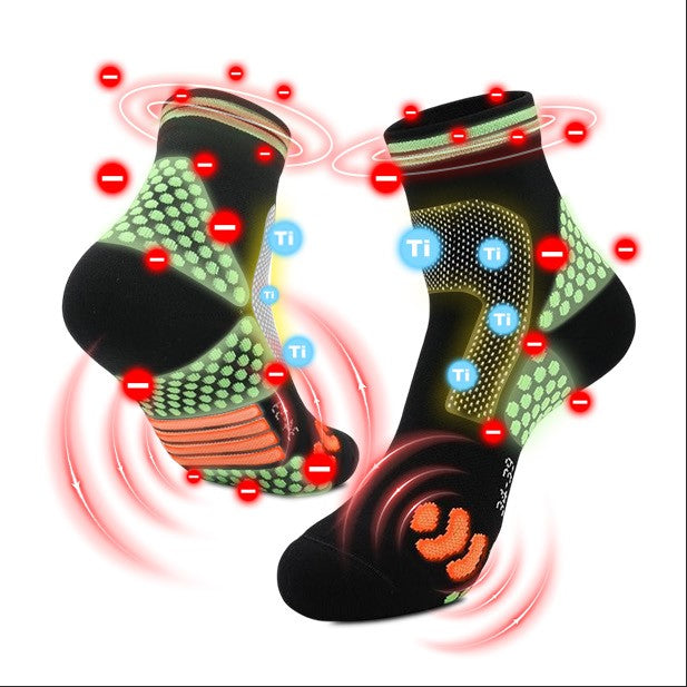 2024 Far Infrared Schorl Titanium Ion Heightening Booster Socks