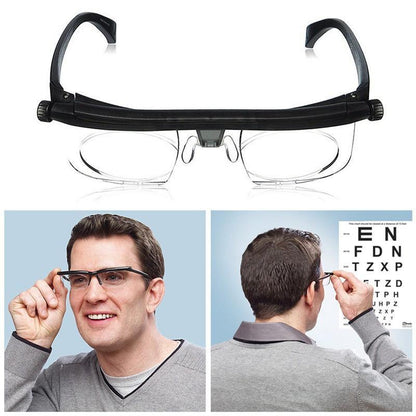 Adjustable focus reading glasses【🇮🇳COD + Local Stock ！！!】