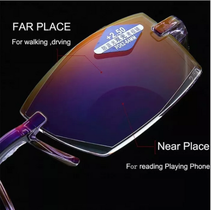 2022 NEW Rimless Reading Glasses Anti Blue Ray Lightweight Presbyopic Glasses 【HOT SALE-48%OFF🔥🔥🔥🔥🔥】