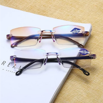 2022 NEW Rimless Reading Glasses Anti Blue Ray Lightweight Presbyopic Glasses 【HOT SALE-48%OFF🔥🔥🔥🔥🔥】